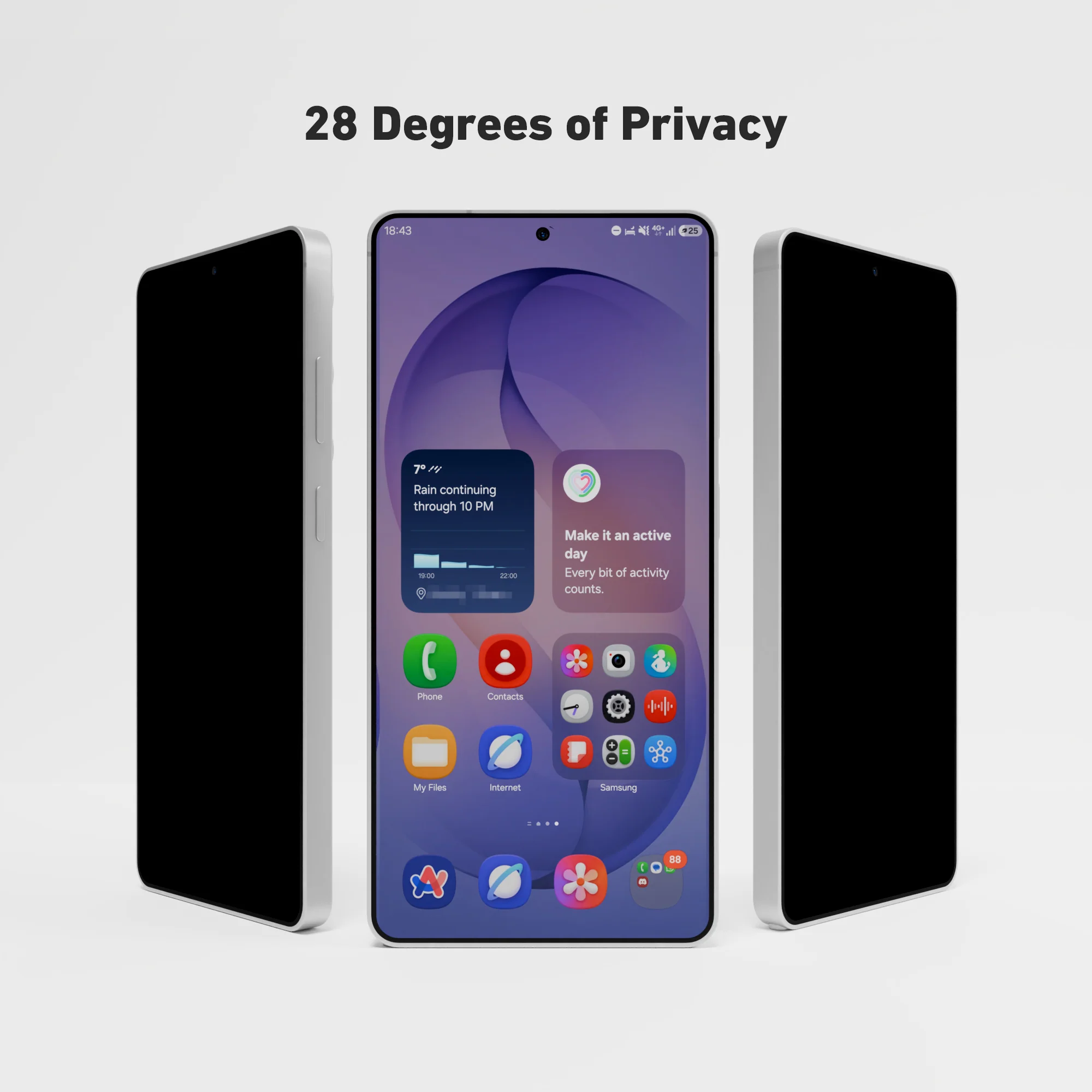 Samsung Galaxy S26 Ultra Privacy Glass Screen Protector - Image 5